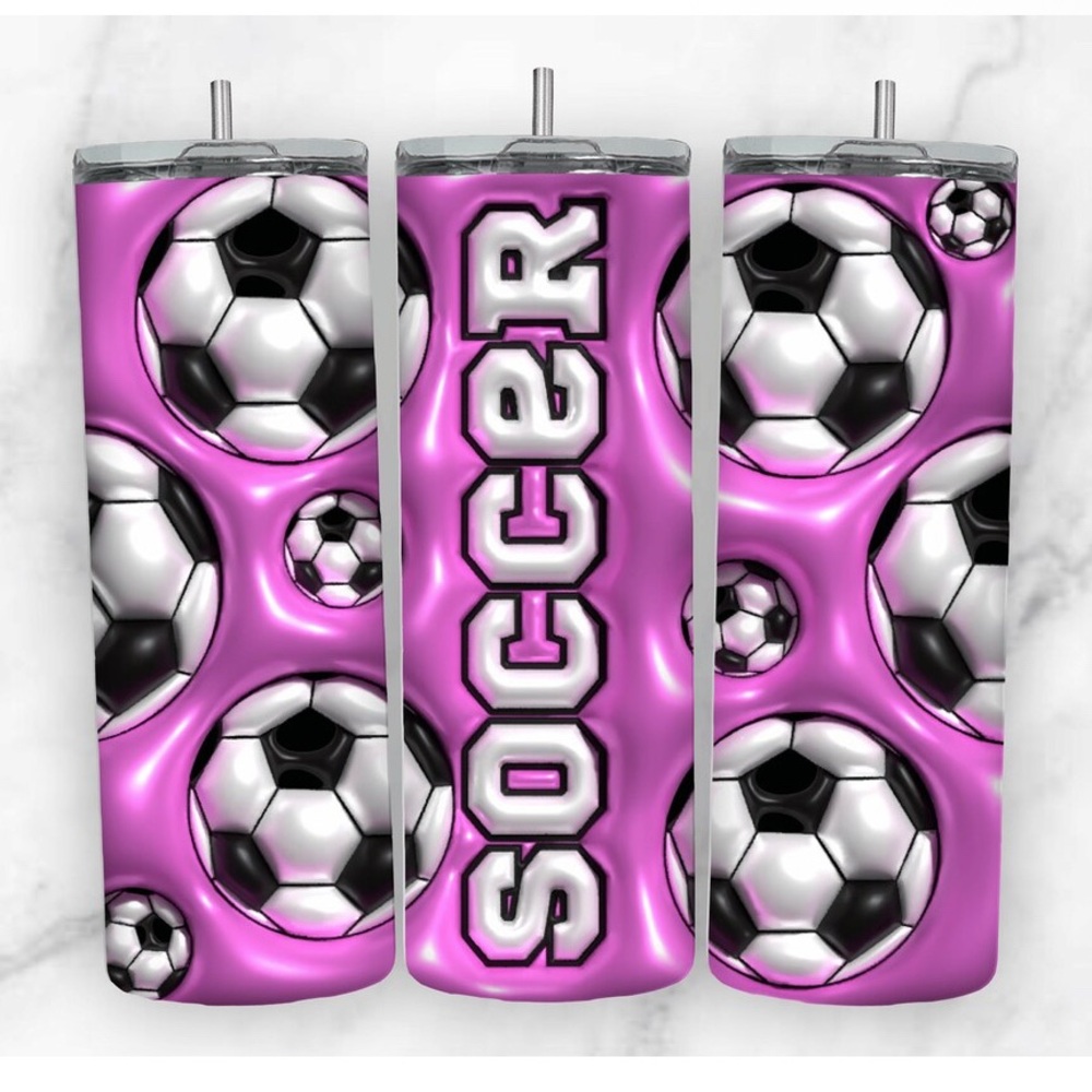 Soccer Tumbler 20 oz